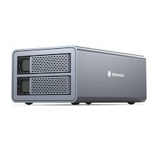 Yottamaster 2Bay RAID HDDケース 18TB対応 USB3.0【アルミ・グレー】